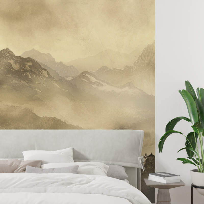 Papier peint panoramique deco zen tapisserie tendance