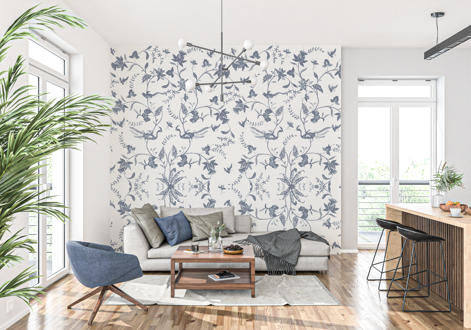 Papier Peint Jouy - tapisserie