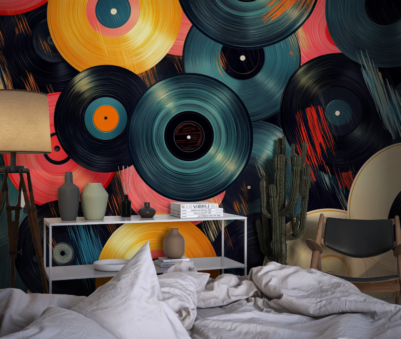 Papier peint de musique chambre dado1