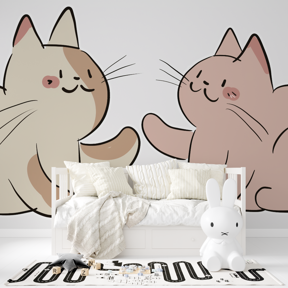 Papier Peint Chat Enfant