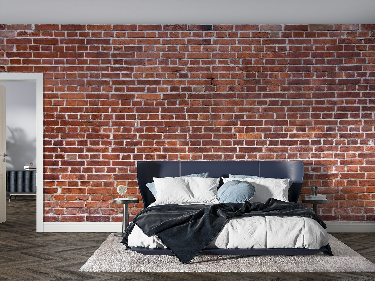 Papier Peint Faux Mur En Brique