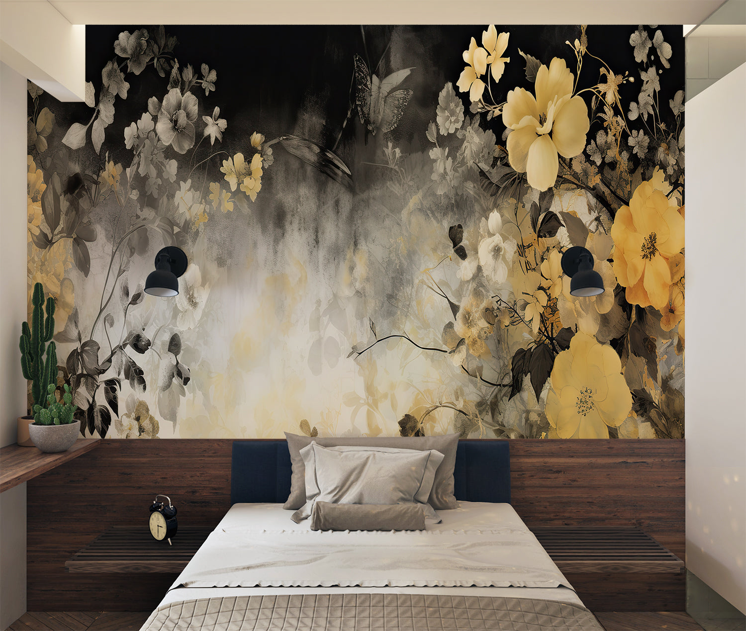 Papier Peint Japonais Dore