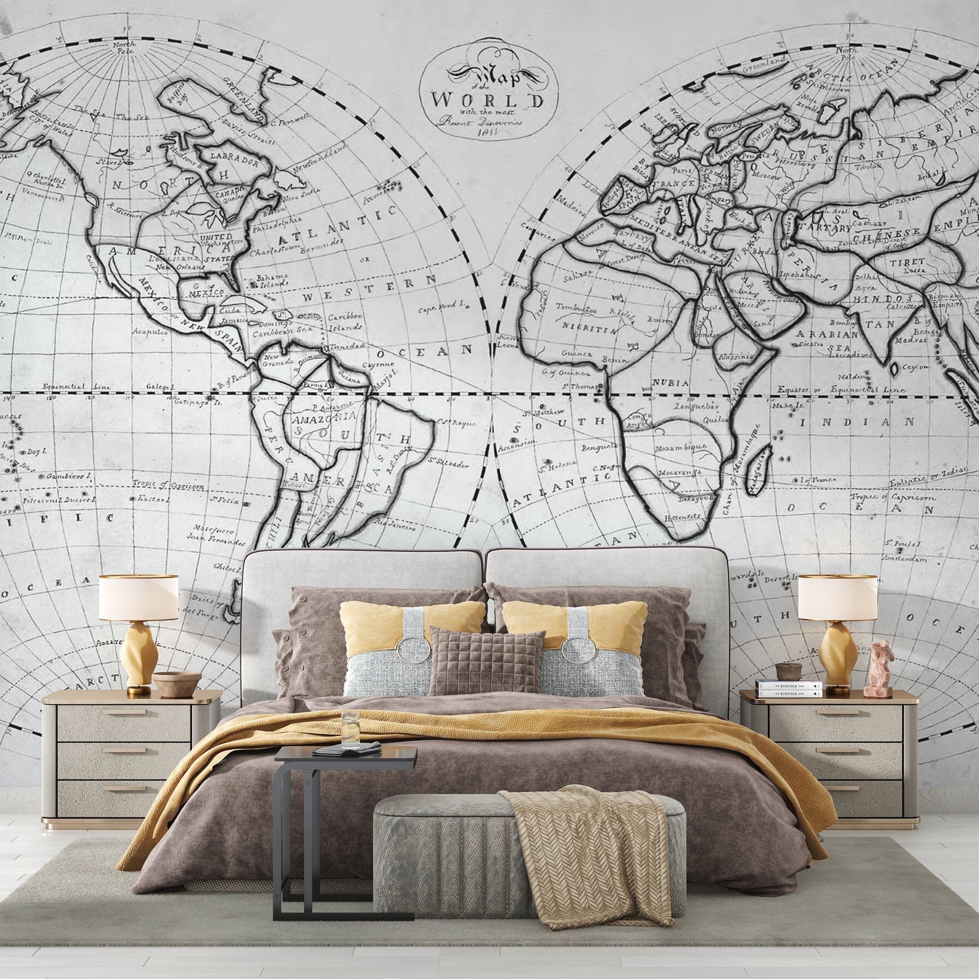 Papier Peint Noir Et Blanc Chambre