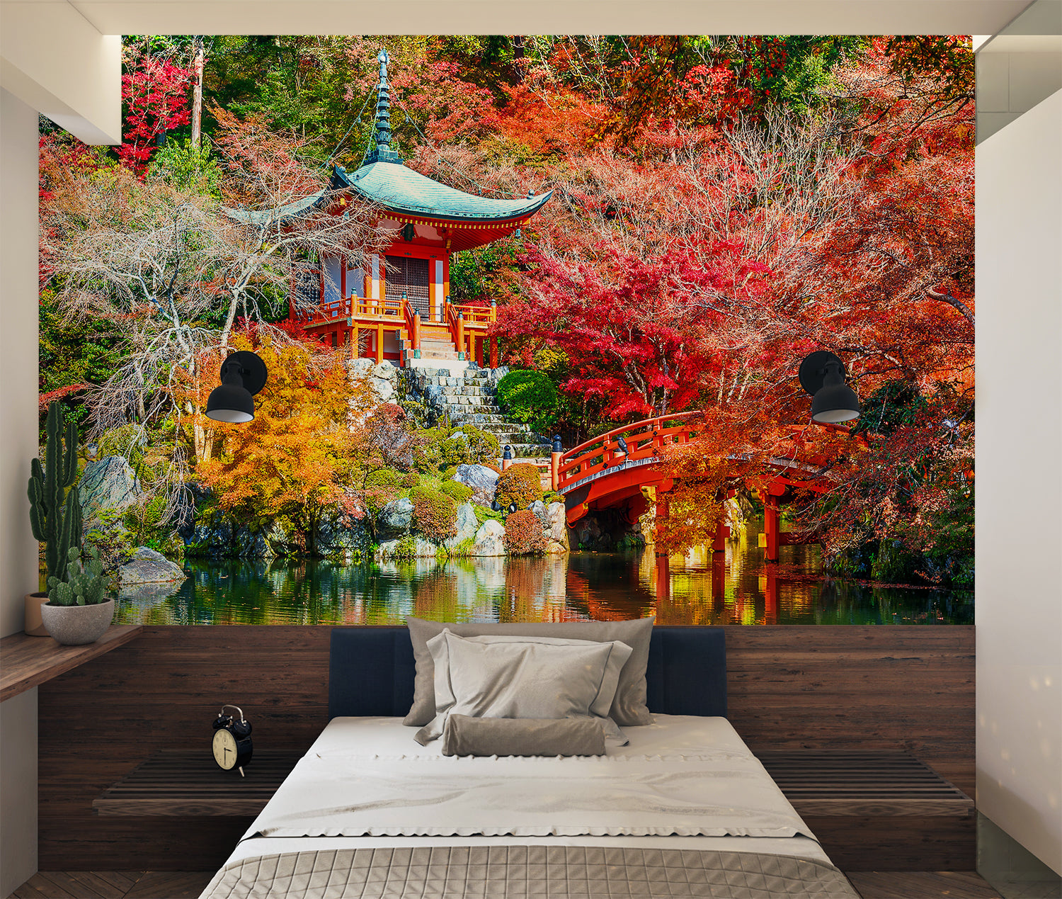 Papier Peint Panoramique Jardin Japonais