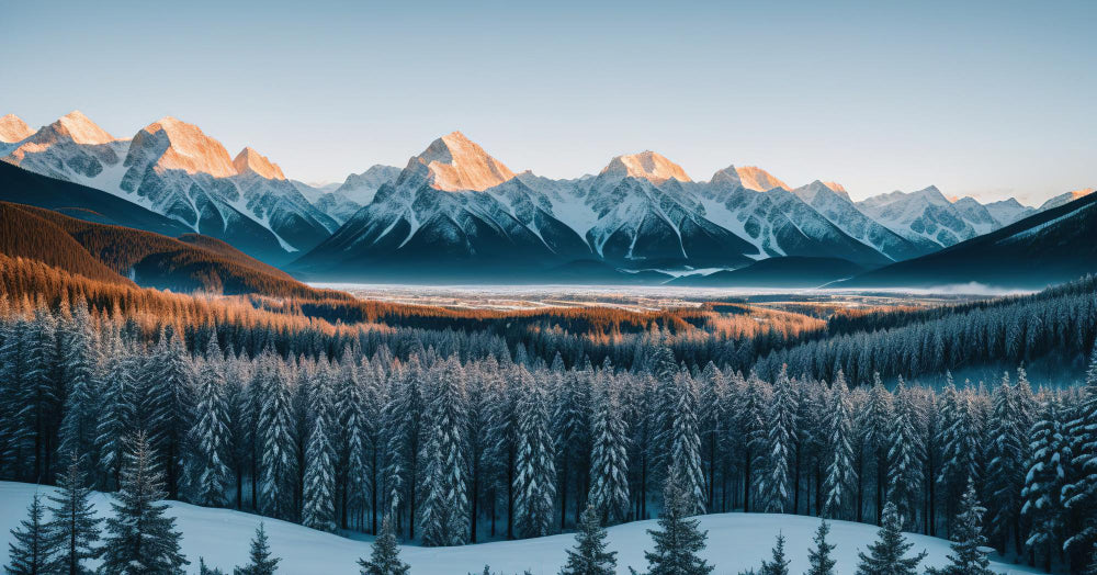 Panorama-Schneeberg-Hintergrundbild