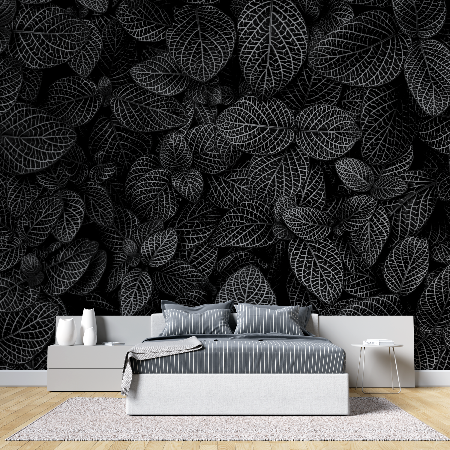 Black Plant Panoramic Wallpaper - Second Image