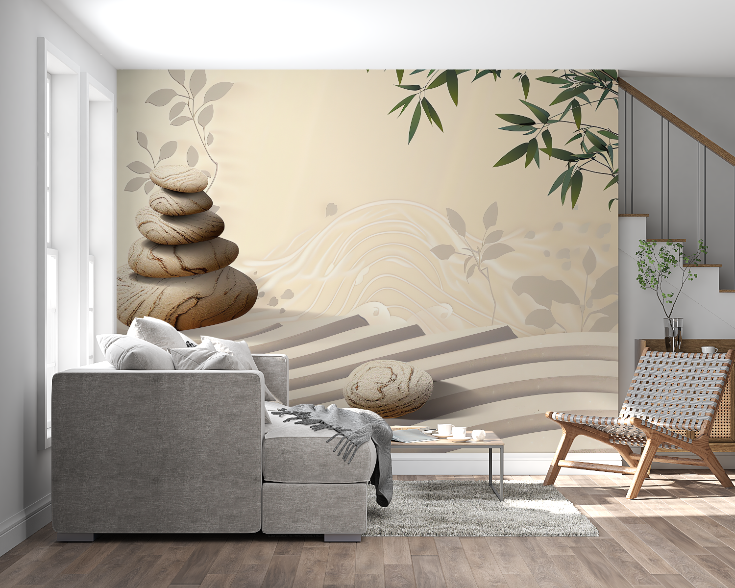 Zen Bedroom Wallpaper - Second Image