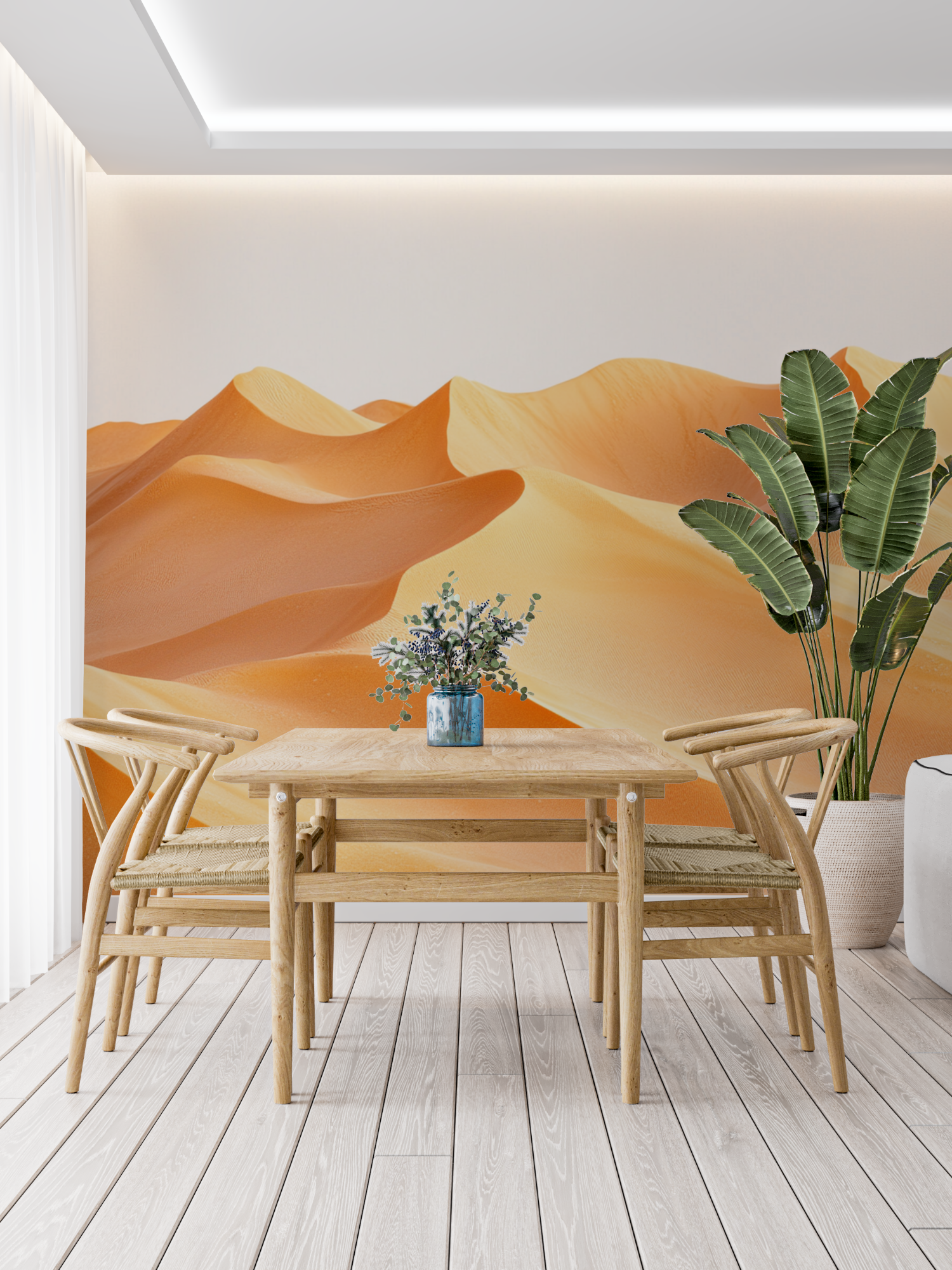 Papier peint terracotta inspira...arien panoramique tendance