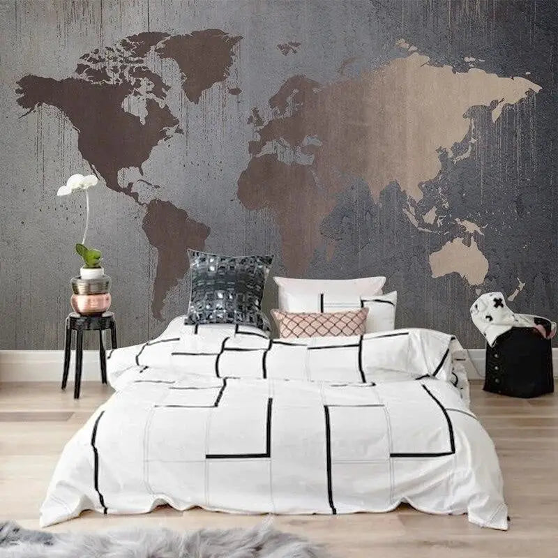 Giant World Map Wallpaper - Second Image