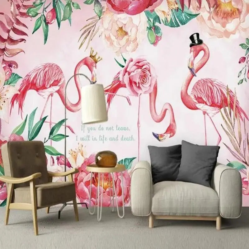 Pink Flamingo Girl Bedroom Decor - Second Image