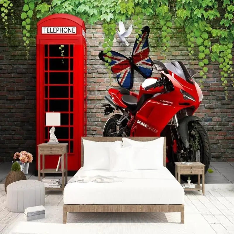 Motorrad-Schlafzimmer-Dekor - Second Image