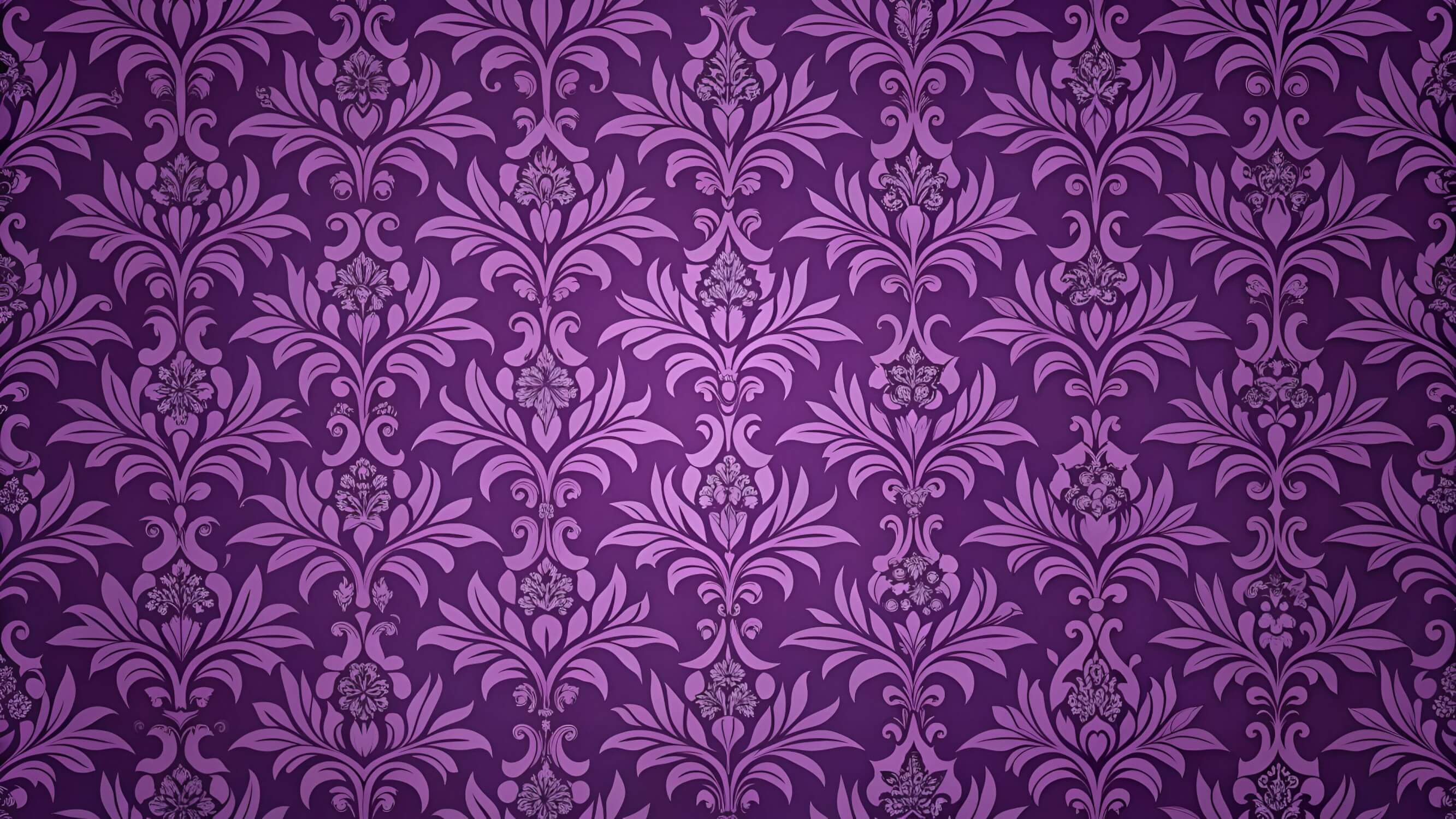 Papier Peint Baroque Violet