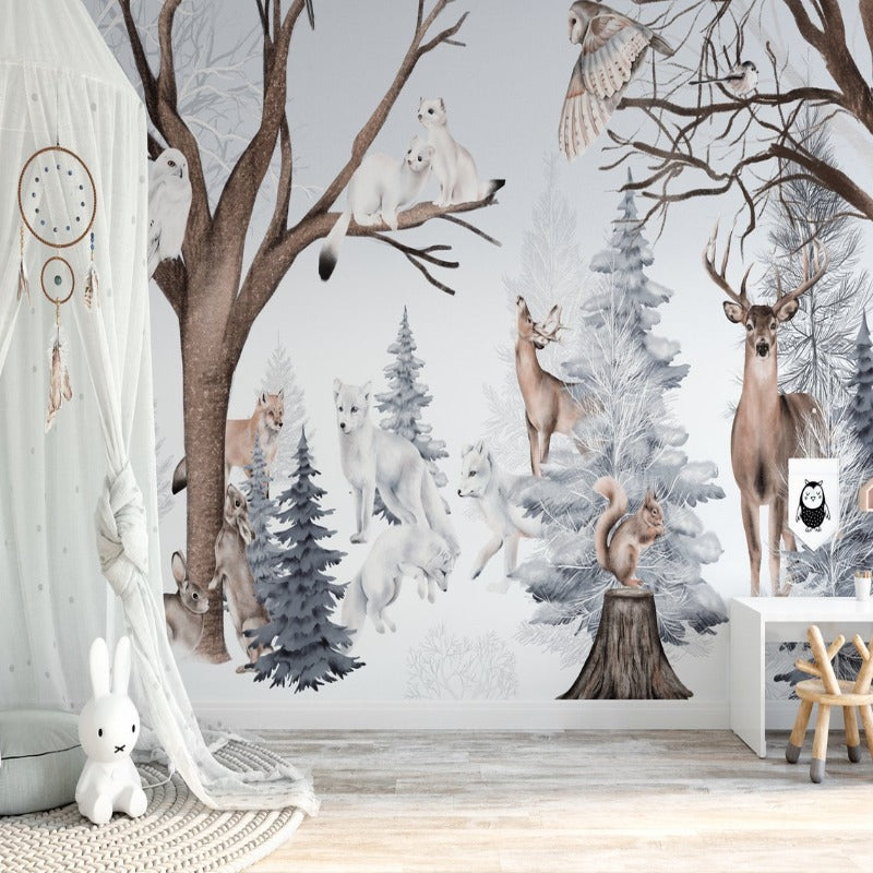 Animals Wallpaper <br/> Forest in Winter