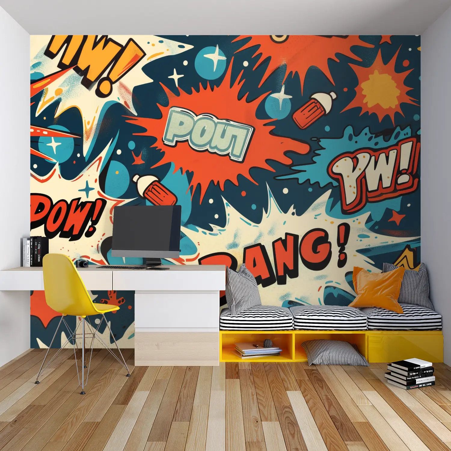 Teen wallpaper Superhero pattern - Second Image