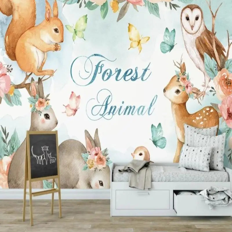 Papier Peint Animaux de la Forêt