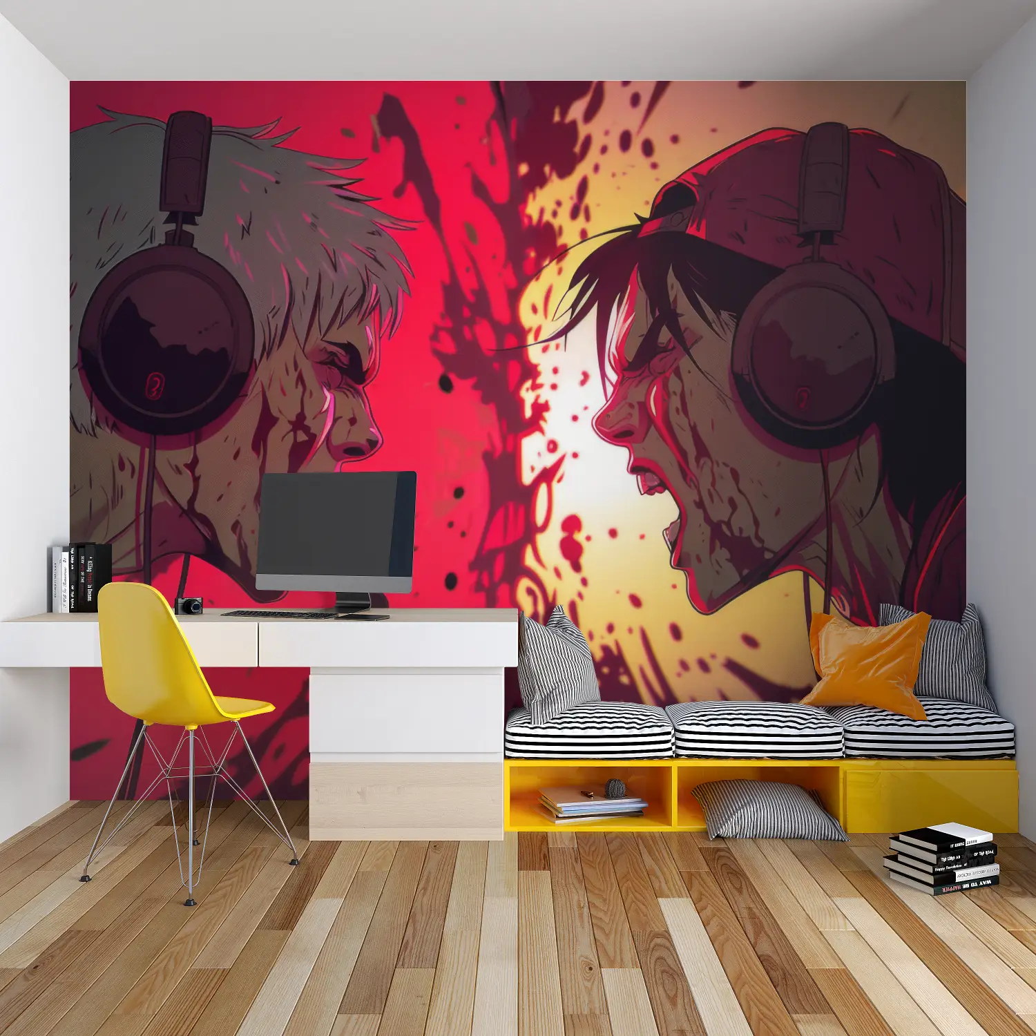 Papier Peint Anime Gamer - chambre spiderman