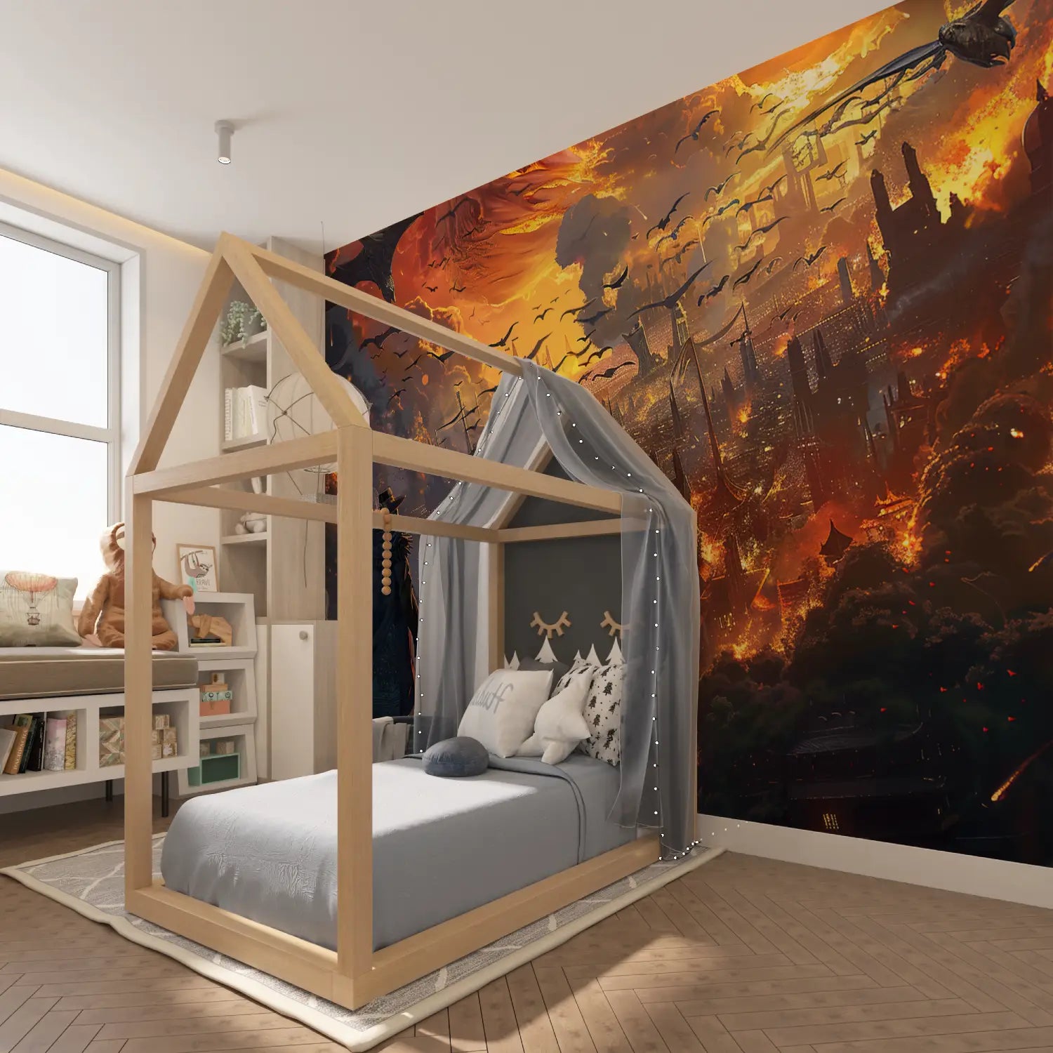 Papier Peint Anime Royaume En Feu - chambre spiderman