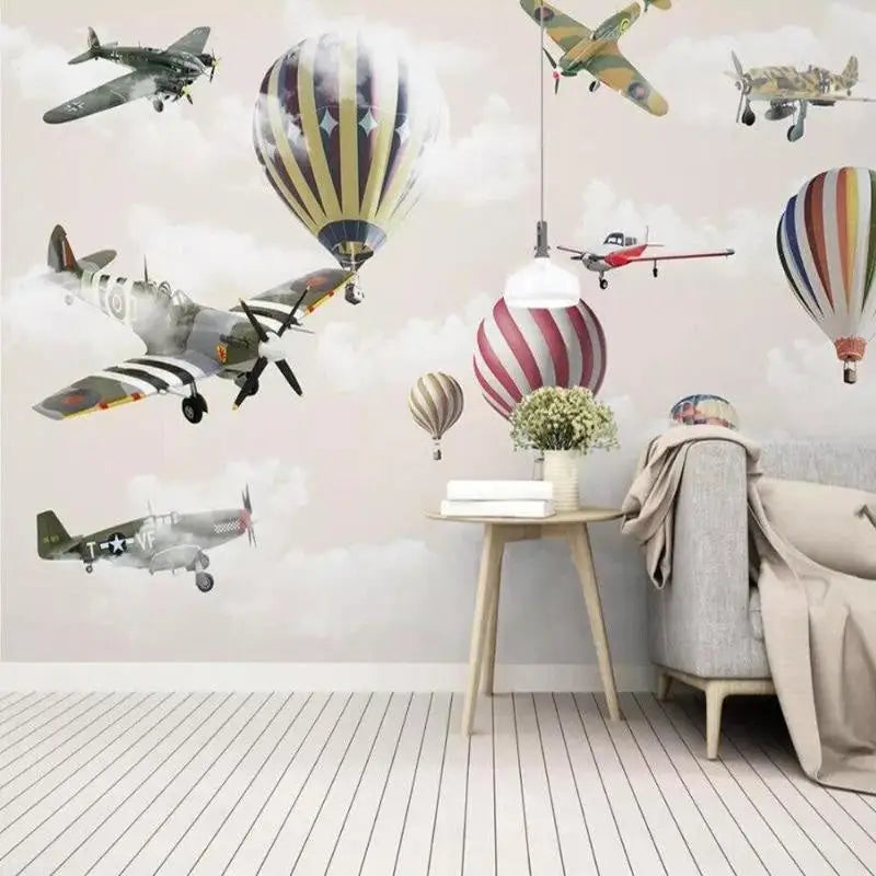 Airplane Bedroom Wallpaper - Second Image