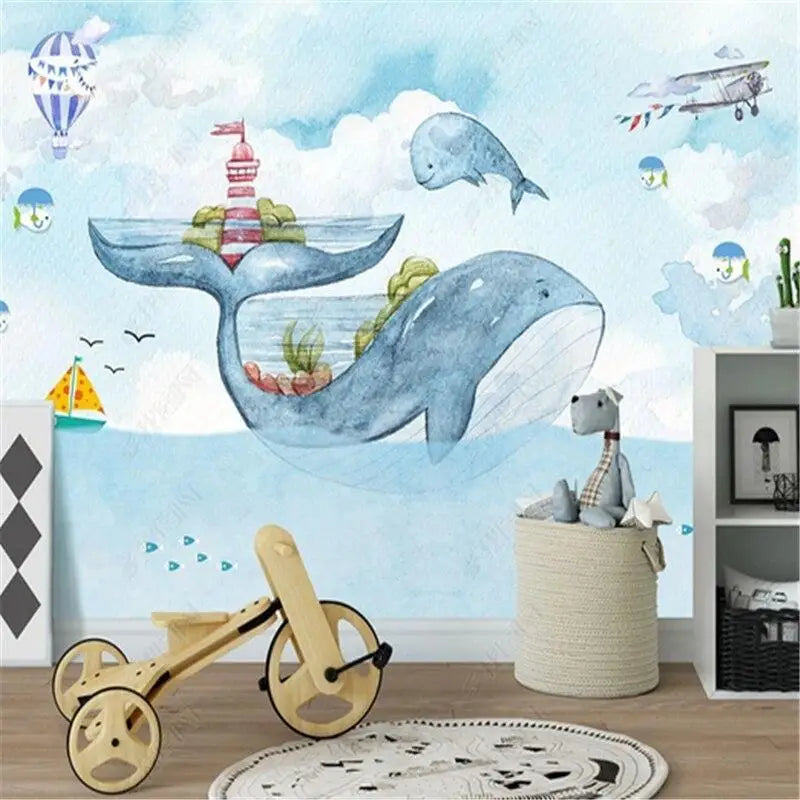 Papier Peint Baleine Bébé