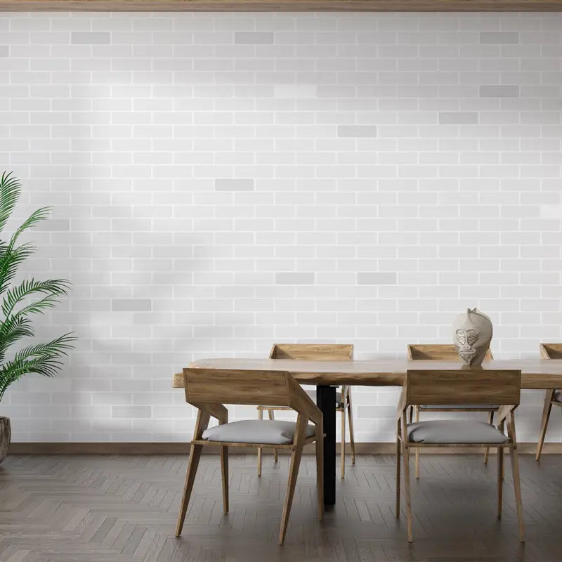 Gray and White Brick Wallpaper - Second Image