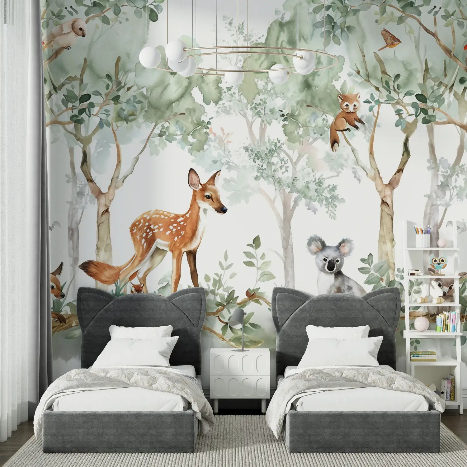 Papier Peint Chambre Enfant Foret - Second Image