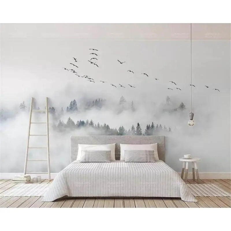 Scandinavian Style Bedroom Wallpaper - Second Image