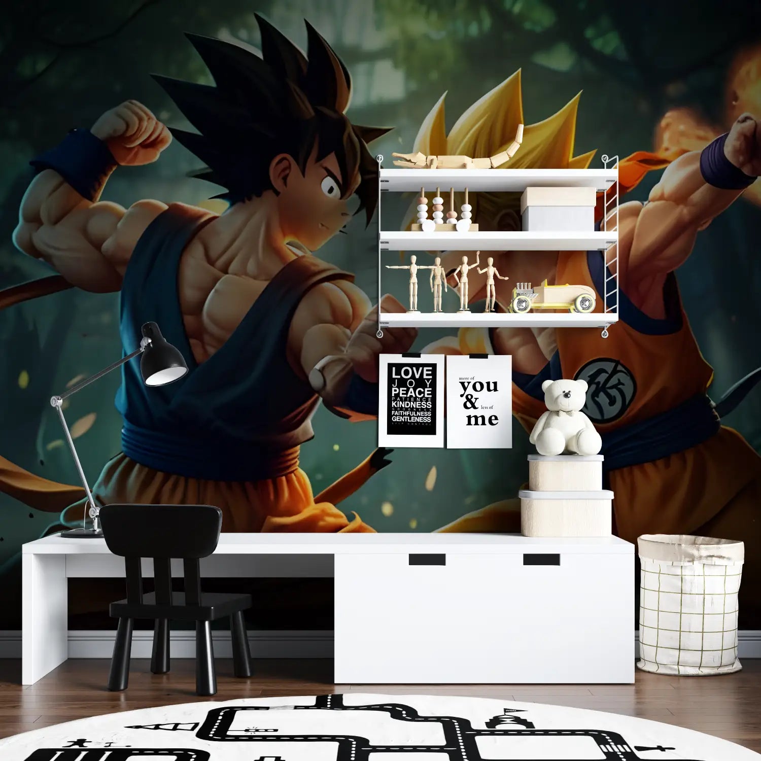 Papier Peint Dbz Crossover - tapisserie hero