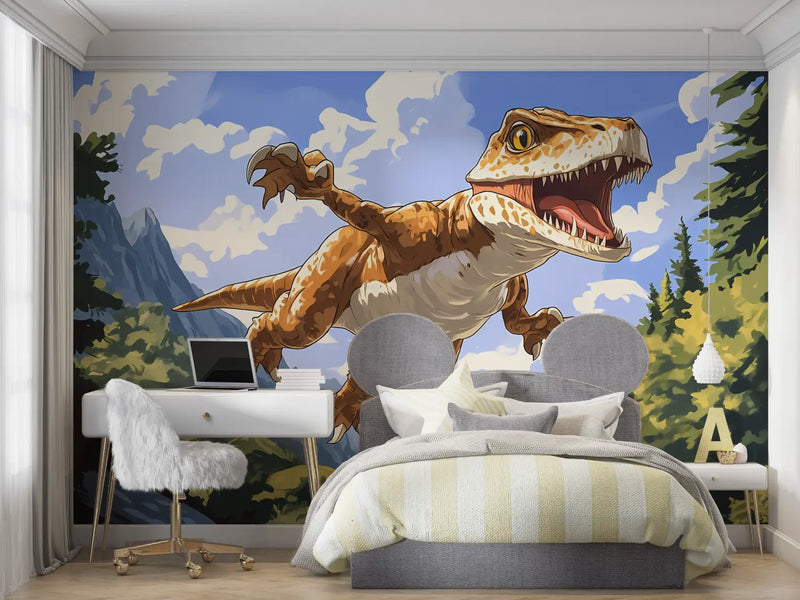 Papier Peint Dinosaure pour Petit - chambre de garçon