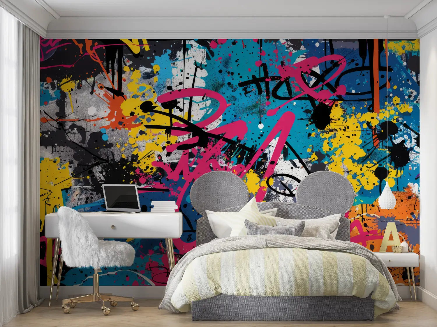 Teen Graffiti Wallpaper - Second Image