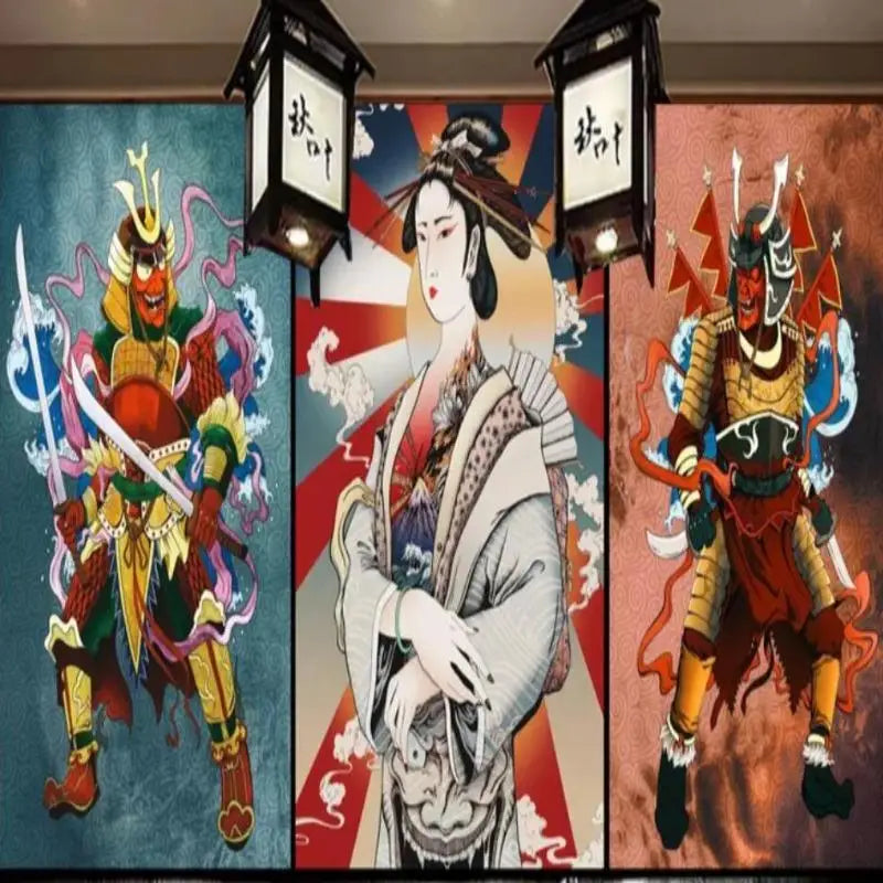 Japanisches Duell-Samurai-Krieger-Hintergrundbild - Second Image