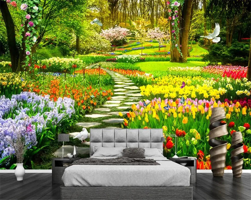 flower garden wallpaper - Second Image