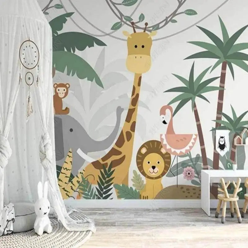 Papier Peint Jungle Animaux