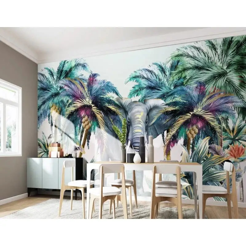 Papier Peint Jungle Tropicale