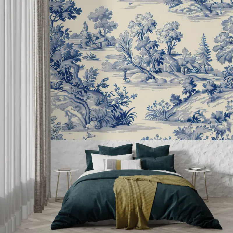 Toile De Jouy Pattern Wallpaper - Second Image