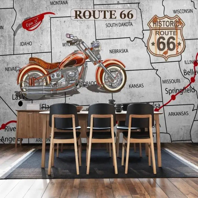 Route 66 Motorcycle Wallpaper - Second Image