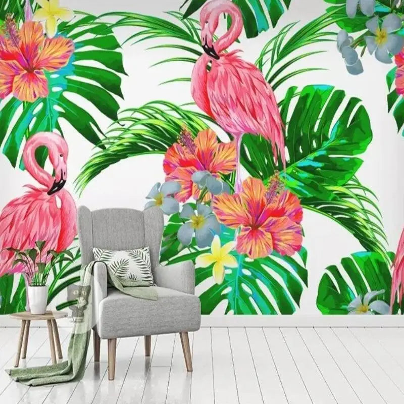 Flamingo Wall Mural - Second Image