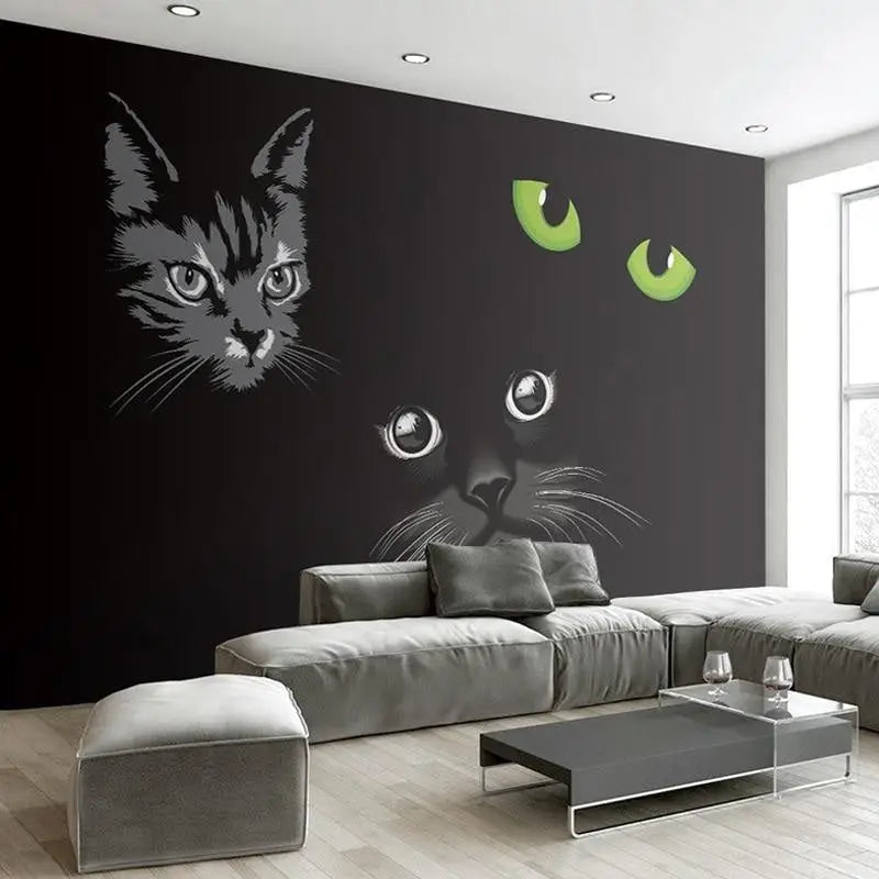 Black and White Cat Wallpaper - Second Image