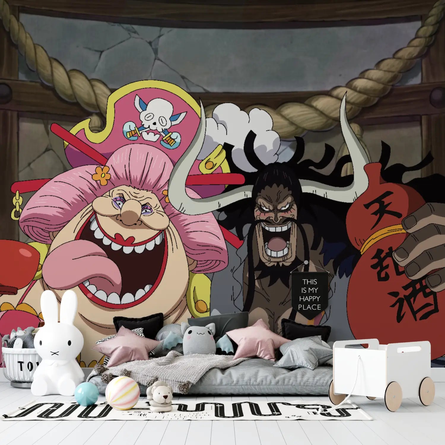 Papier Peint One Piece Big Mom - chambre petit