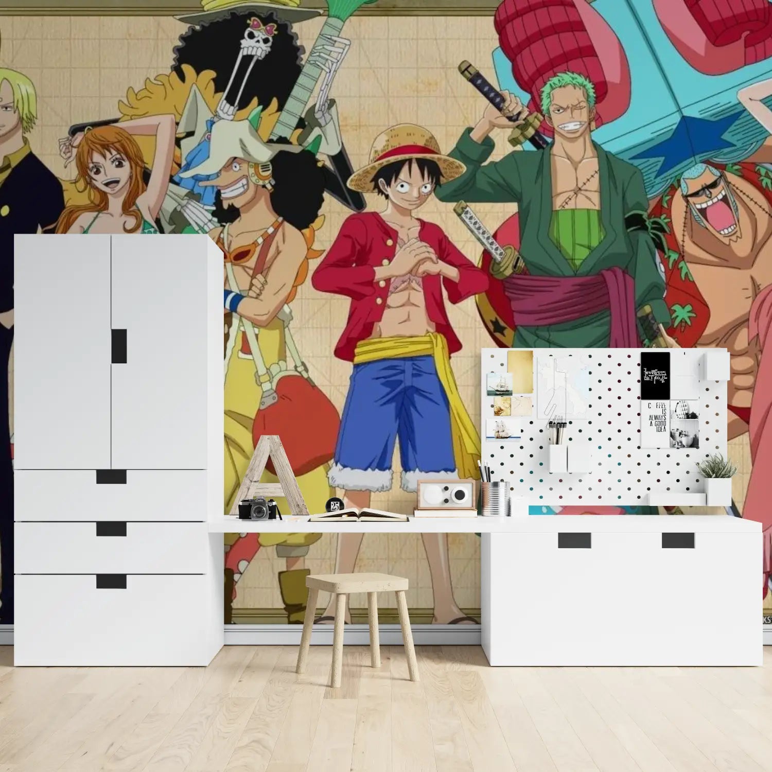 Papier Peint One Piece Équipage Du Chapeau De Paille - tapisserie hero