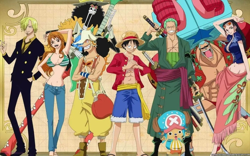 Papier Peint One Piece Équipage Du Chapeau De Paille