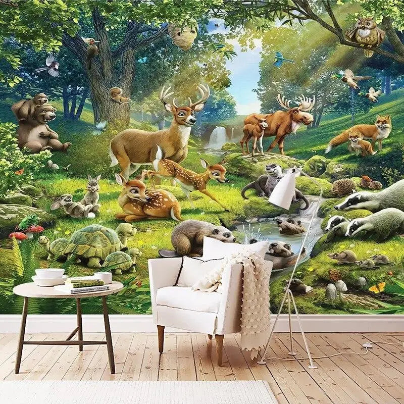 Papier Peint Panoramique Animaux Sauvage