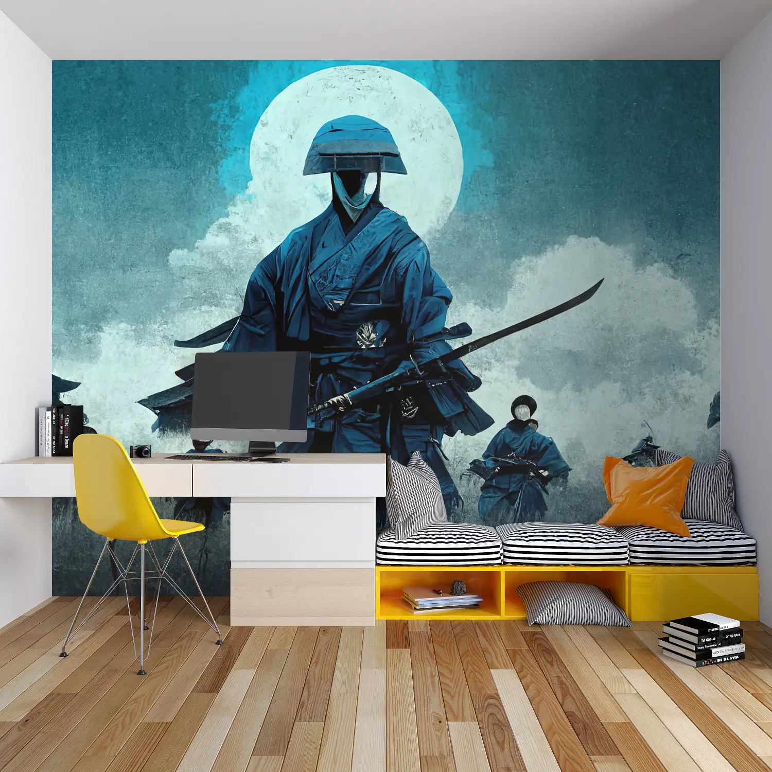 Samurai Wallpaper Nachtangriff - Second Image