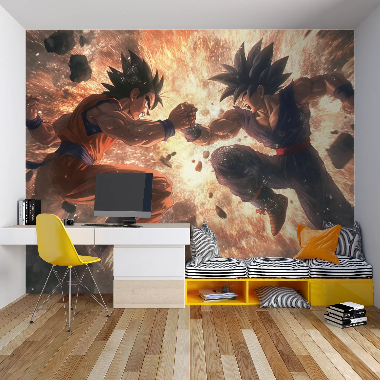 Papier Peint Son Goku Combat - tapisserie spiderman