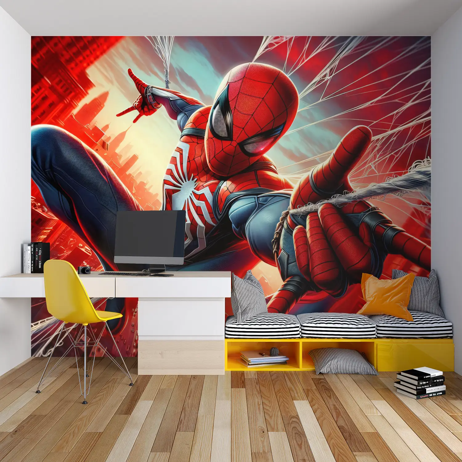 Rotes Spiderman-Hintergrundbild - Second Image