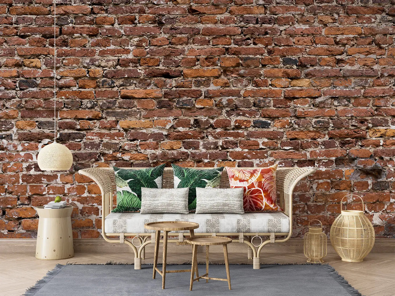 Brick Textured Wallpaper - Second Image