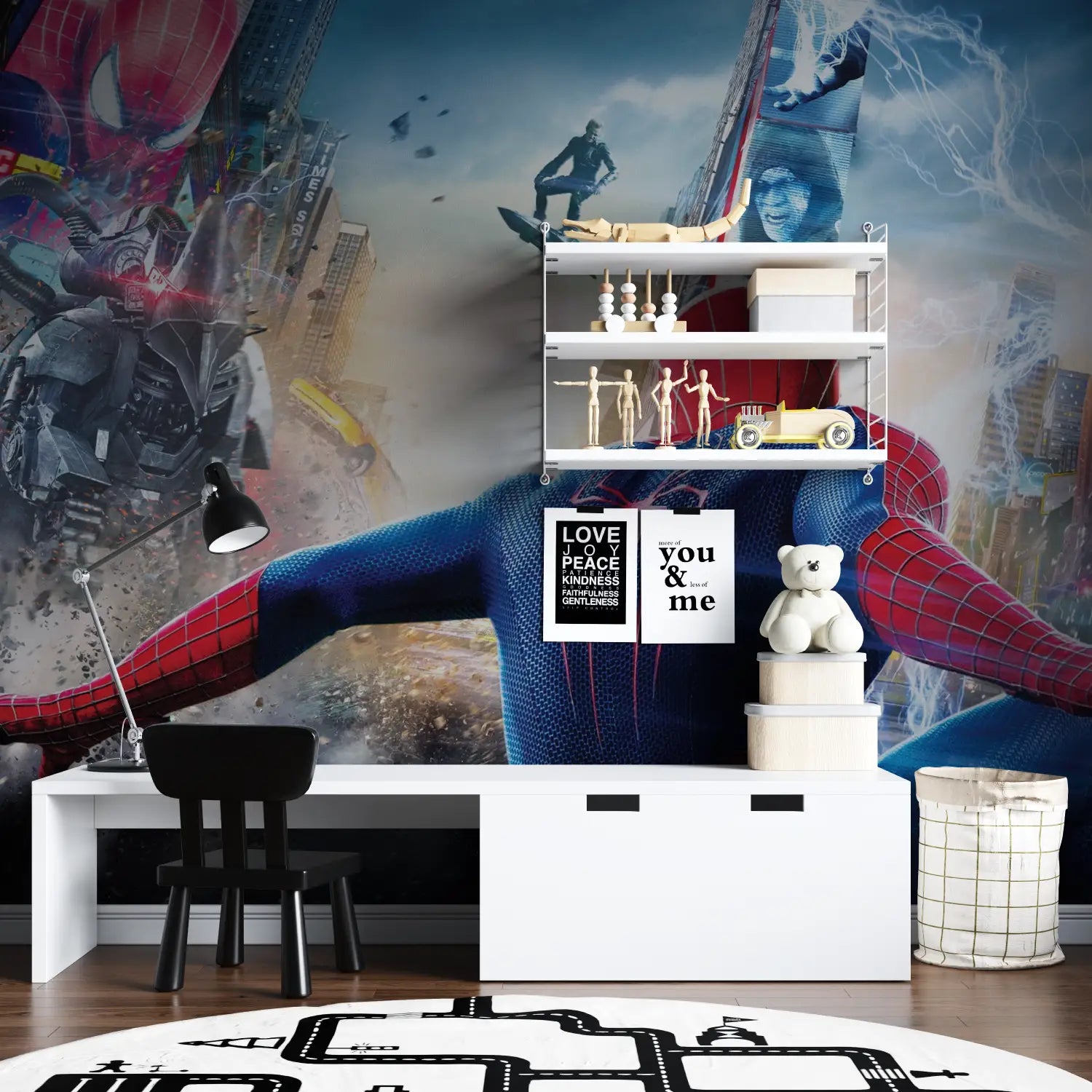 Papier Peint The Amazing Spiderman 2 - tapisserie spiderman