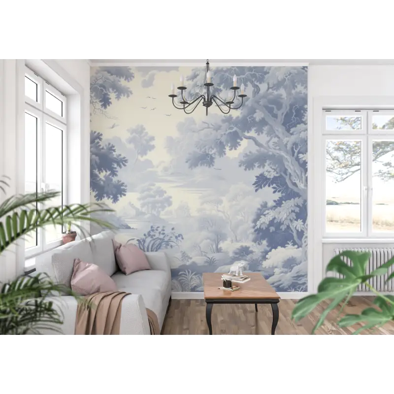 Jouy canvas canvas wallpaper - Second Image