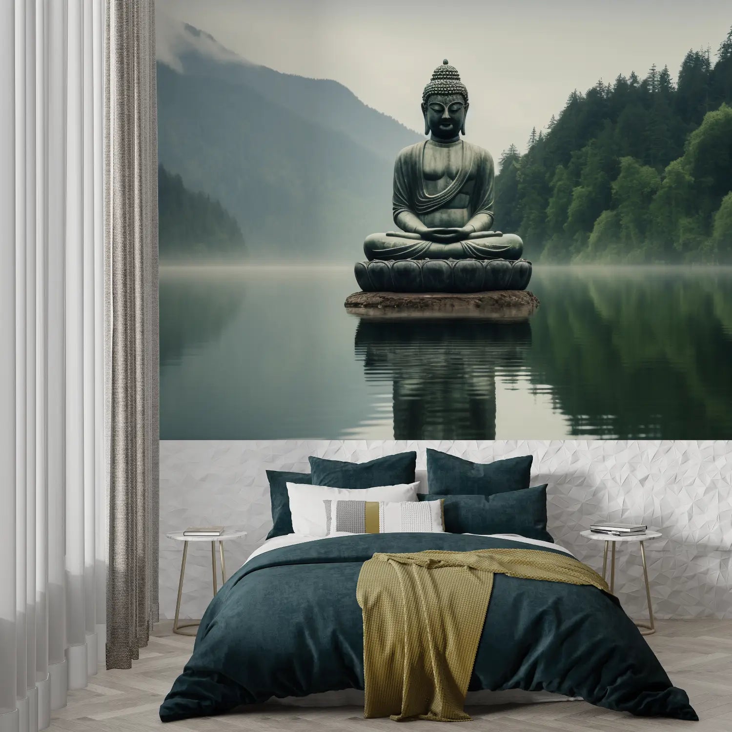 Trompe L Oeil Zen Wallpaper - Second Image