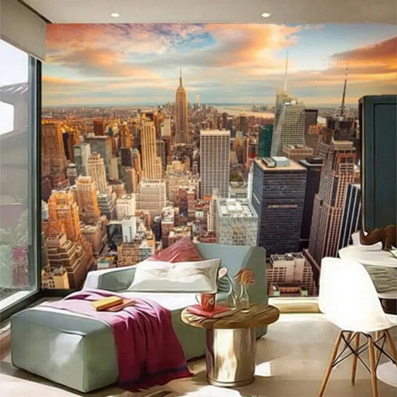 Papier Peint Trompe l’Oeil New York