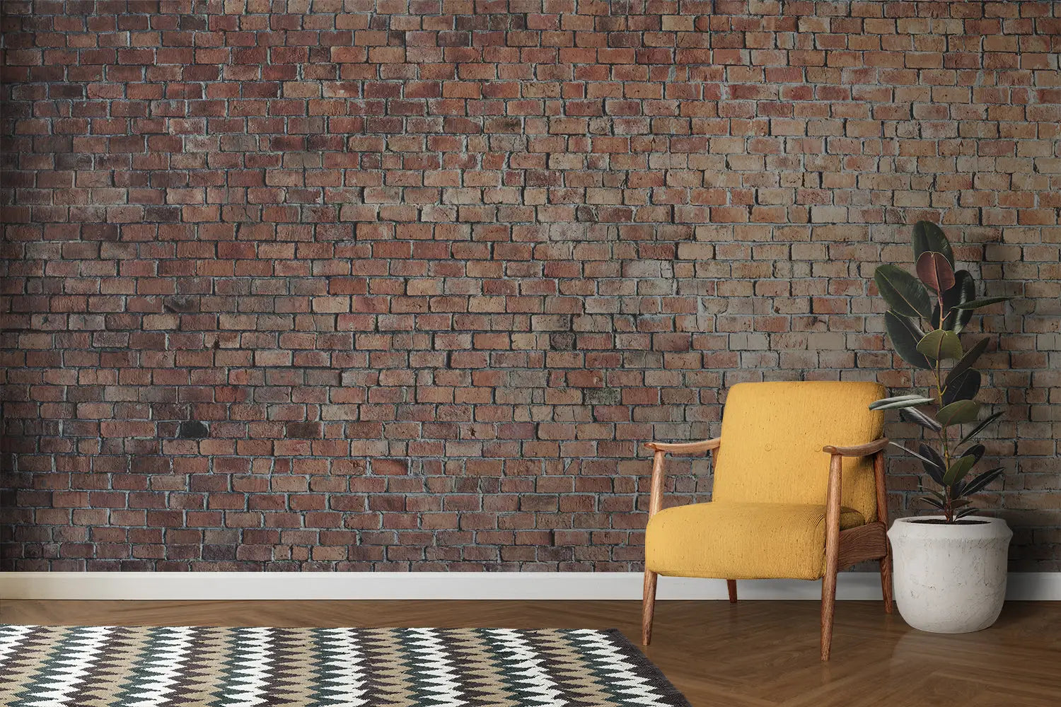 Brick Imitation Wallpaper - Second Image